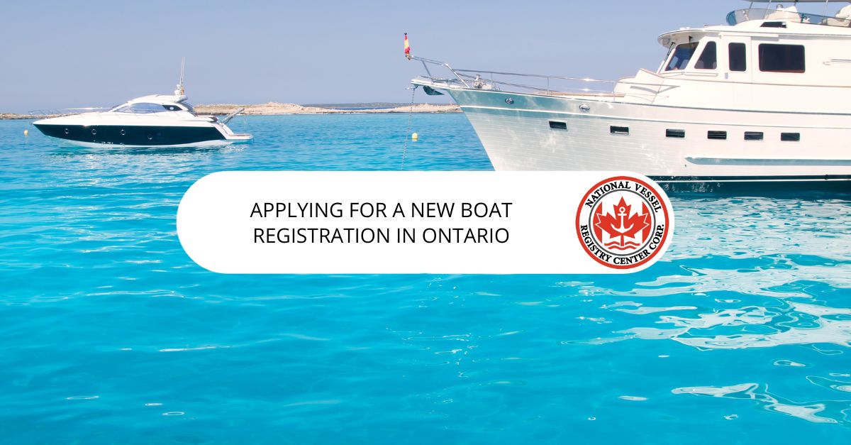 Boat Registration in Ontario