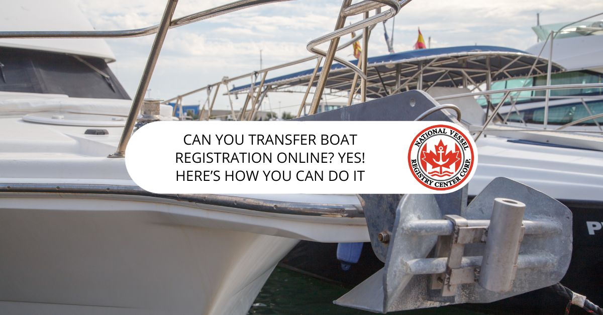 Can You Transfer Boat Registration Online