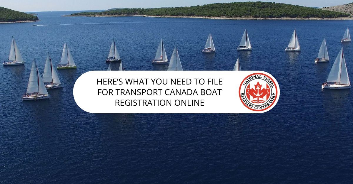 Transport Canada boat registration online