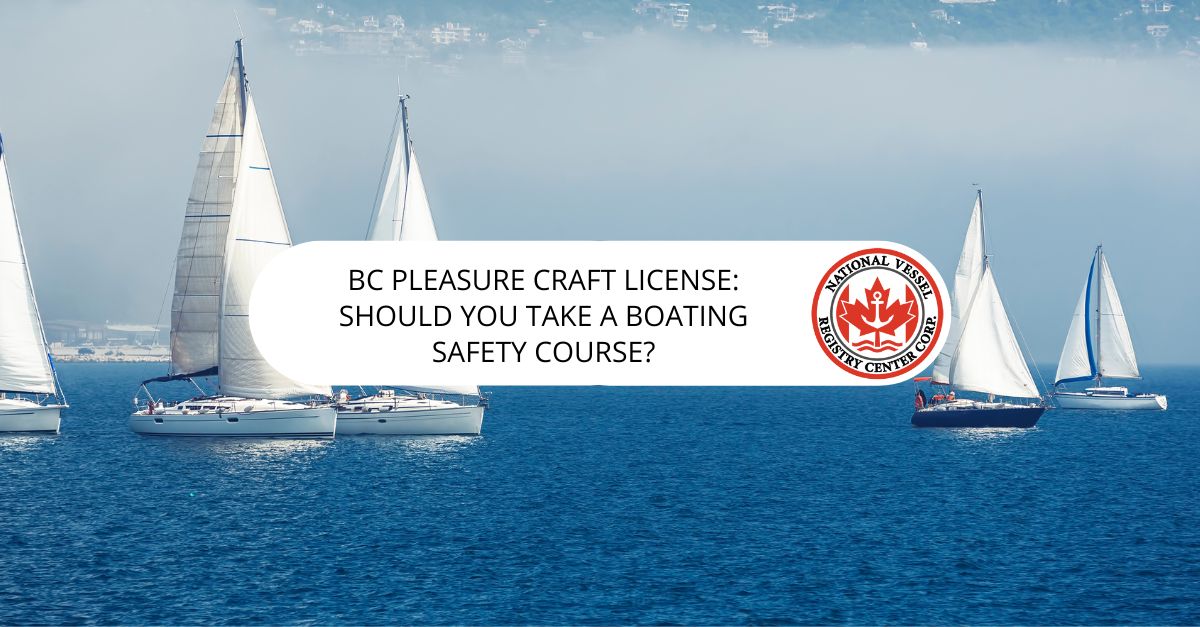 BC pleasure craft license