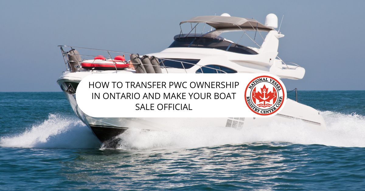 transfer PWC ownership in Ontario