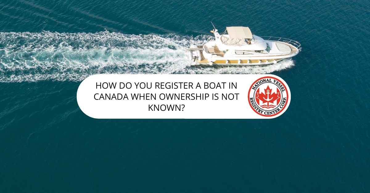 Register a Boat in Canada