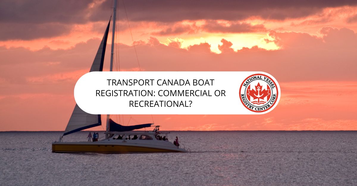 Transport Canada Boat Registration