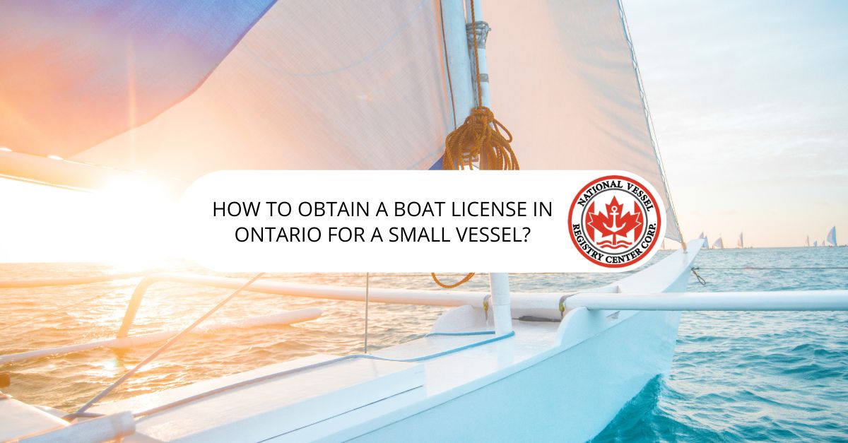 boat license Ontario