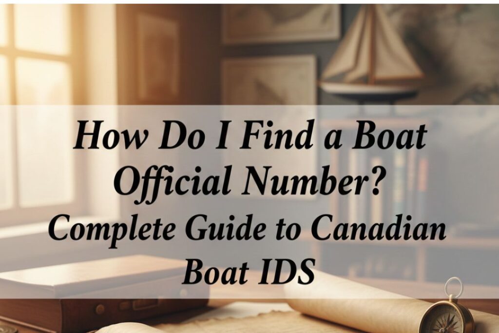 How Do I Find a Boat Official Number? Complete Guide to Canadian Boat IDs