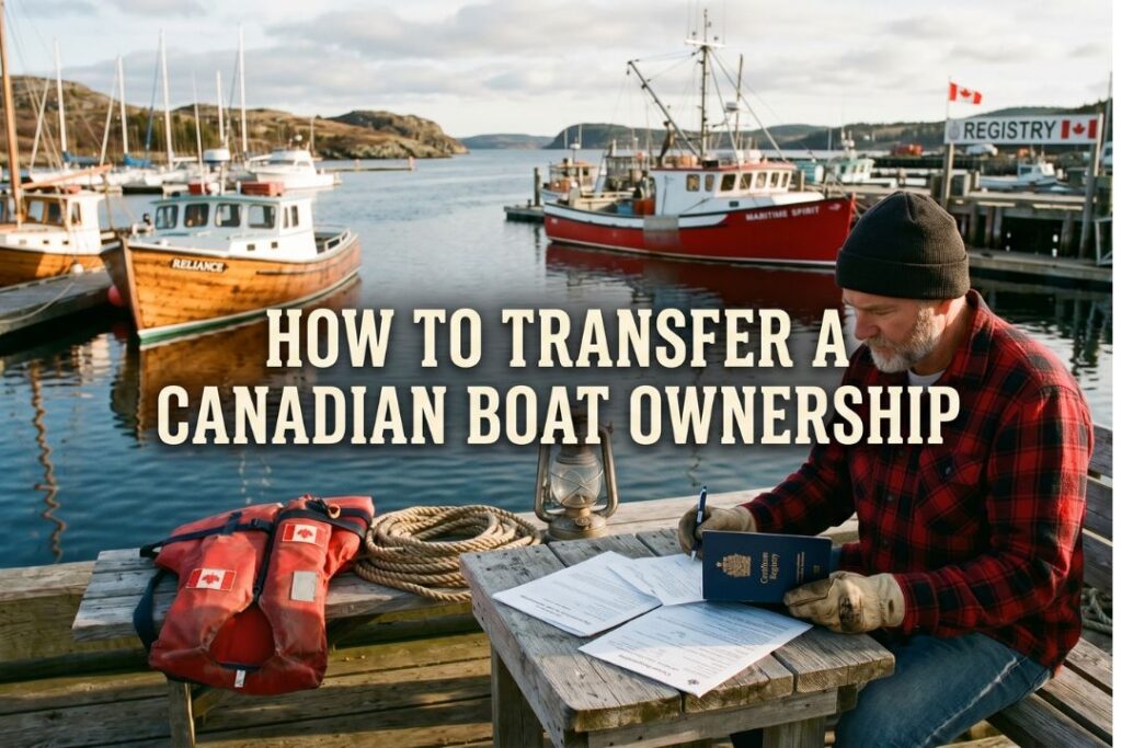 How to Transfer a Canadian Boat Ownership