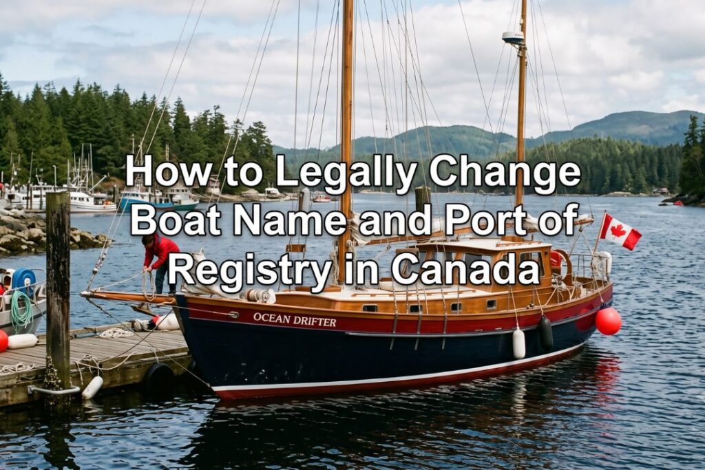 Change Boat Name in Canada