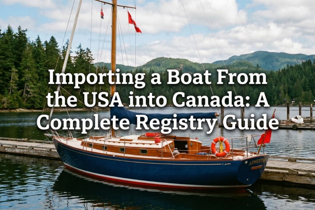 Importing a Boat From the USA into Canada