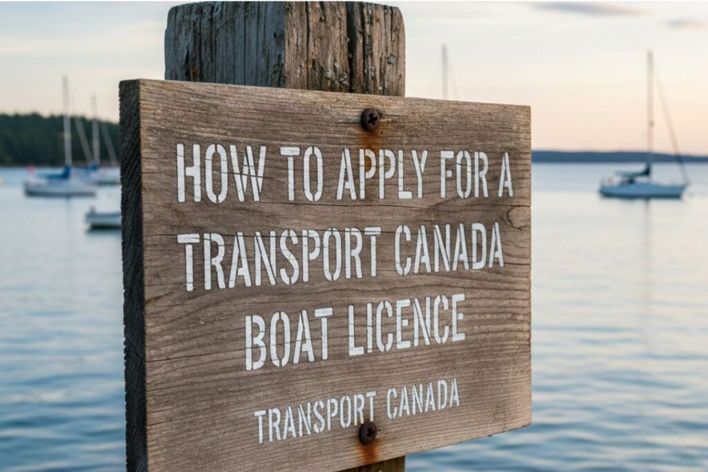 How to Apply for a Transport Canada Boat Licence