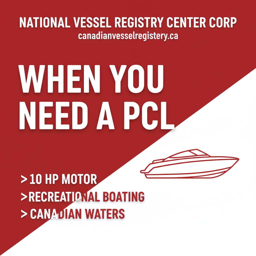 licenced pleasure craft