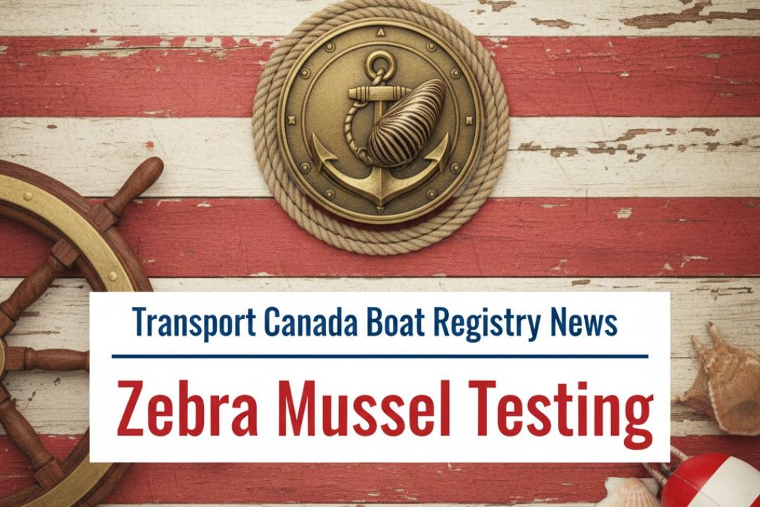Transport Canada Boat Registry News: Zebra Mussel Testing Ramifications