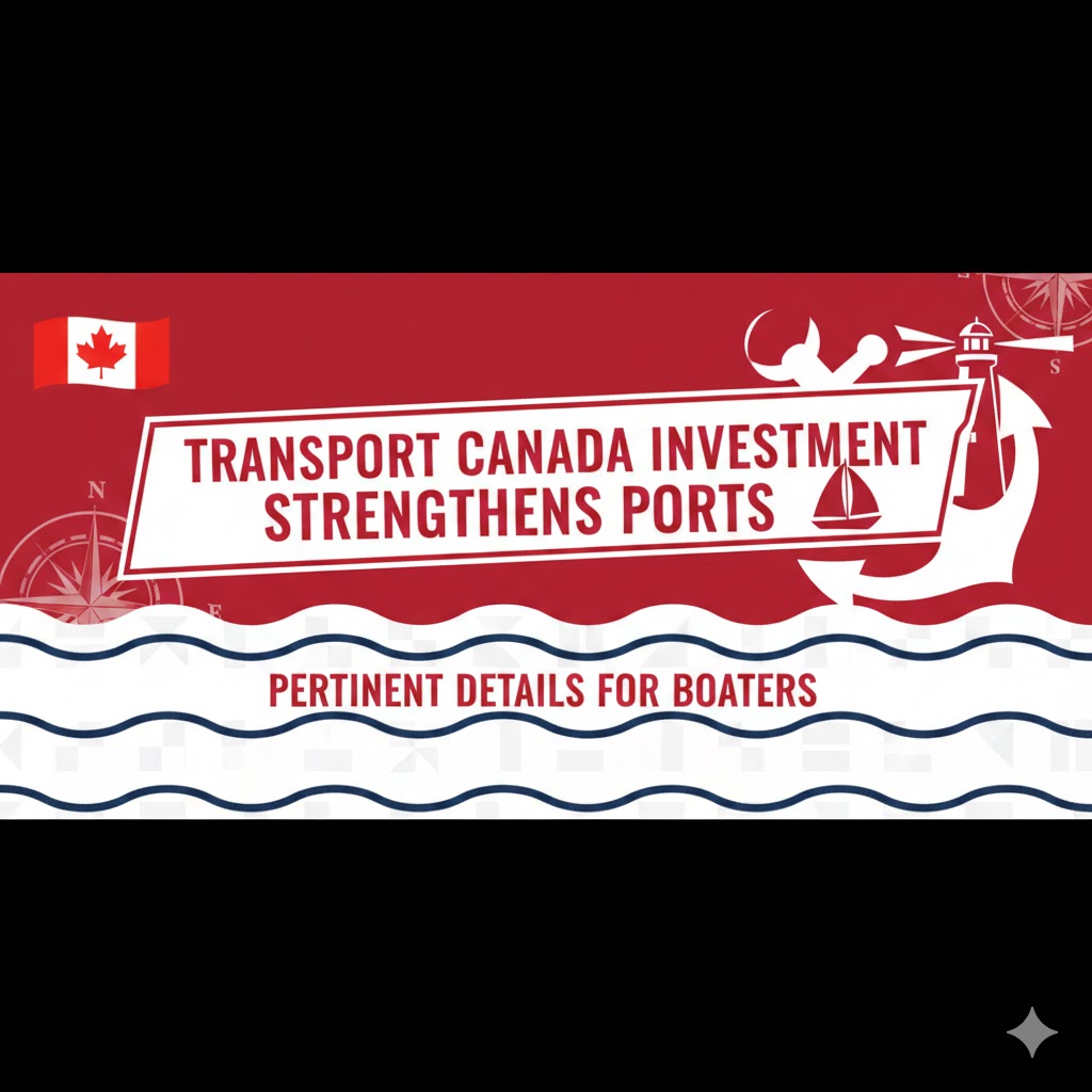 Transport Canada Investment Strengthens Ports: Pertinent Details for Boaters