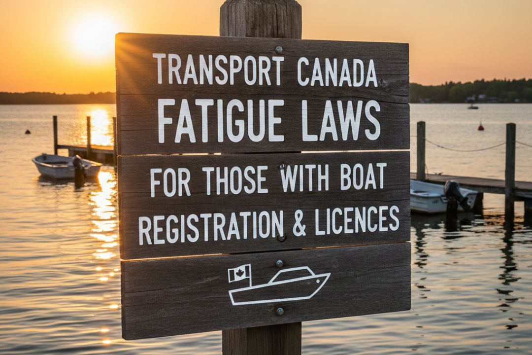 Transport Canada Fatigue Laws for Those With Boat Registration & Licences