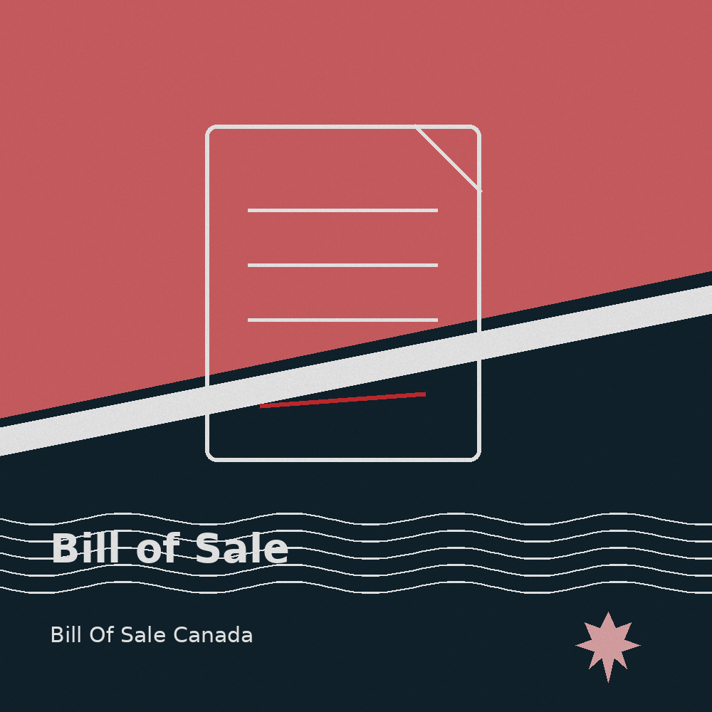 bill of sale canada