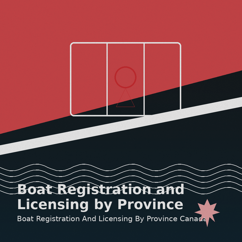 boat registration and licensing by province canada