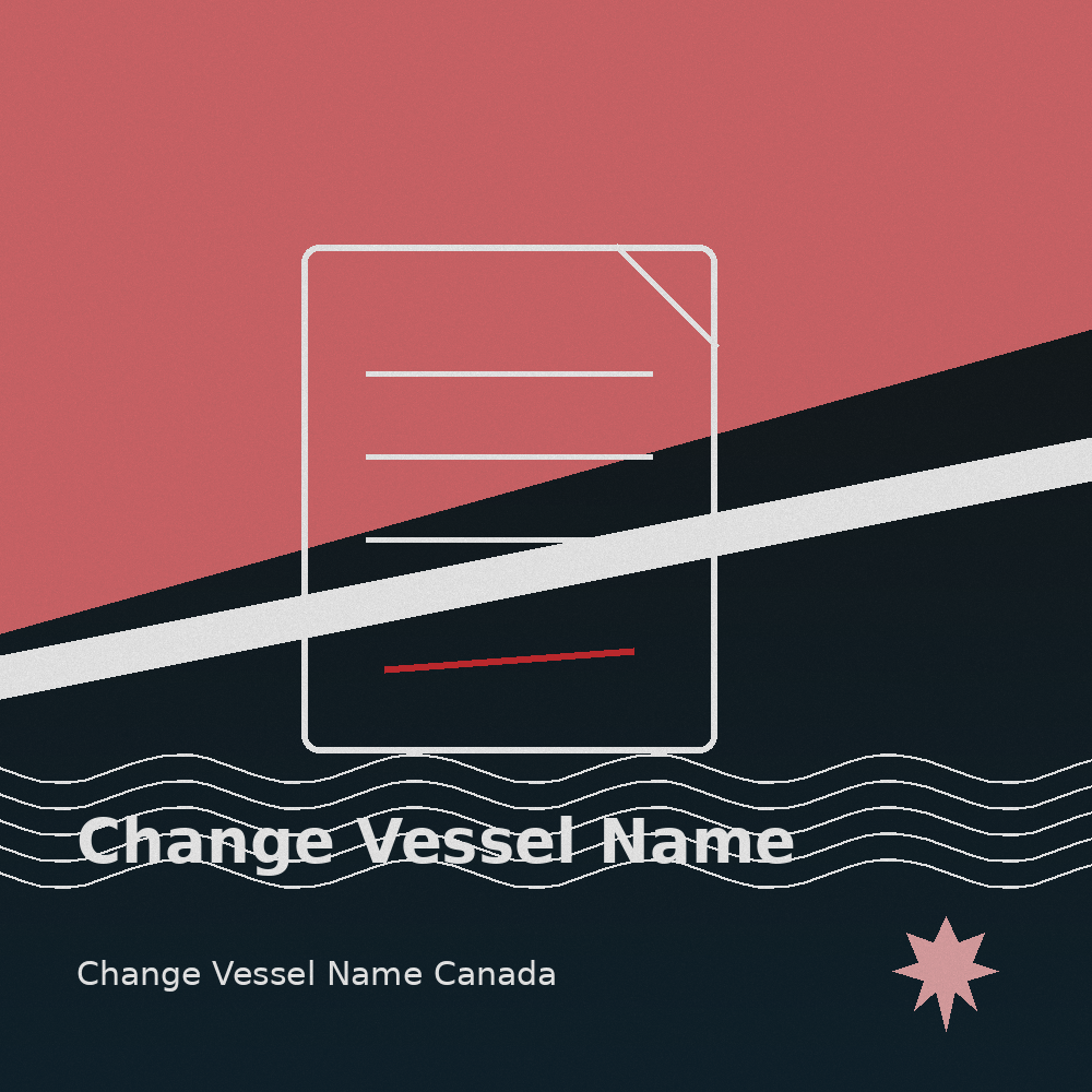 change vessel name canada