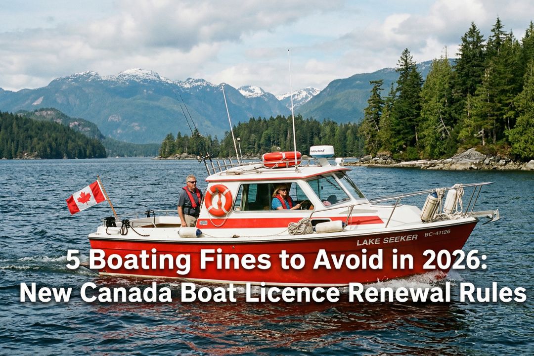 5 Boating Fines to Avoid in 2026: New Canada Boat Licence Renewal Rules