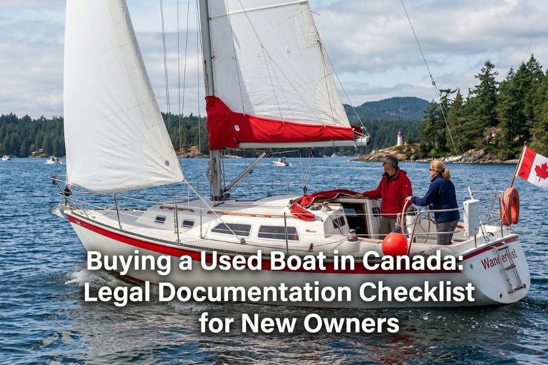 Buying a Used Boat in Canada: Legal Documentation Checklist for New Owners